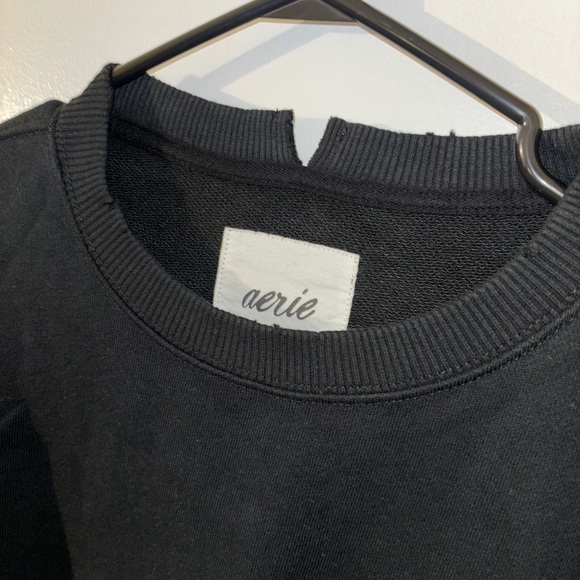 Oversized Black Aerie Sweater - Picture 6 of 6